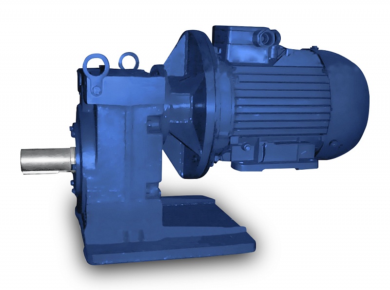 Мотор-редуктор цилиндрический одноступенчатый 125 мм, 150-600 об/мин, 238-667 Нм с зацеплением Новикова РЕДУКТОР МЦ-125Н Мотор-редукторы